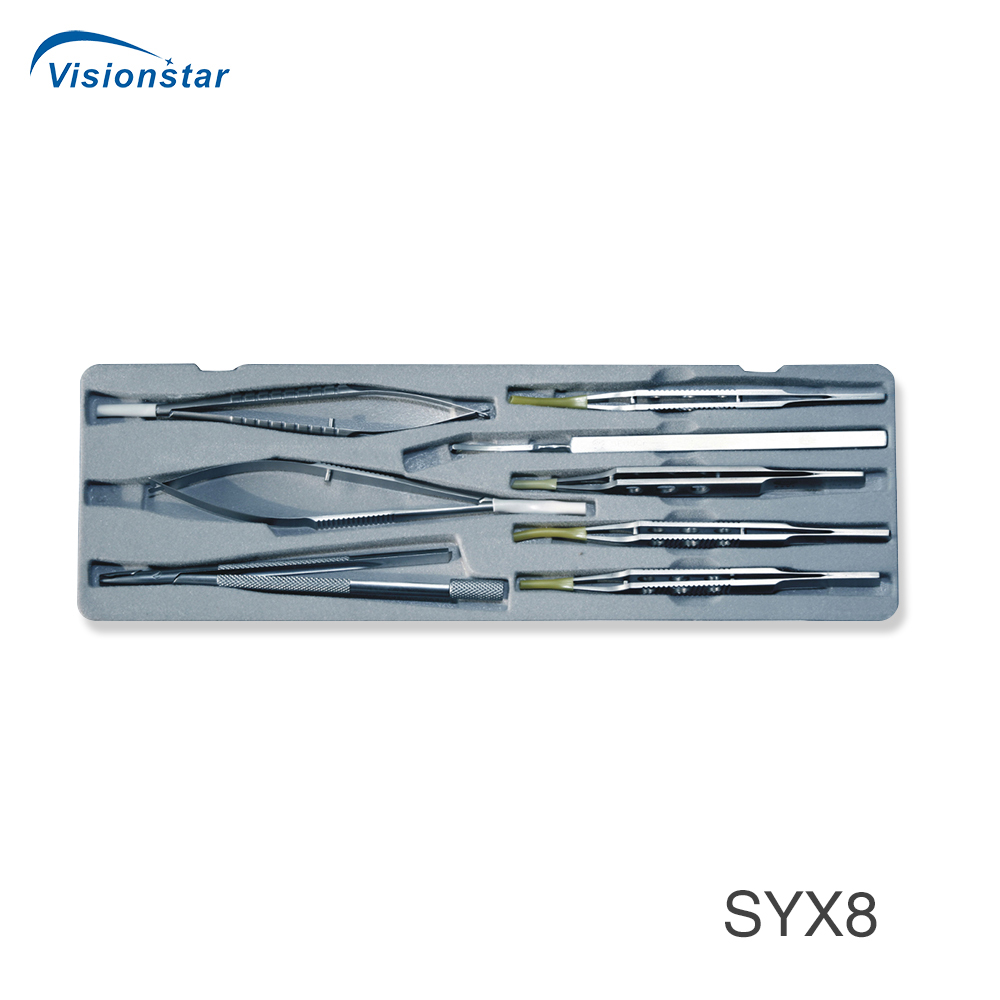 SYX8 Practical Micro Ophthalmic Surgical Instrument Set China Optical