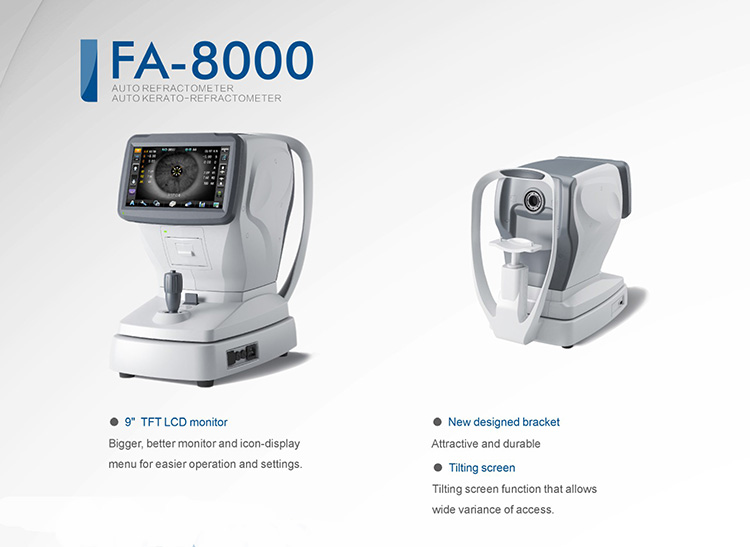 FA-8000A Auto Refractometer/ FA-8000K Auto Ref/Keratometer