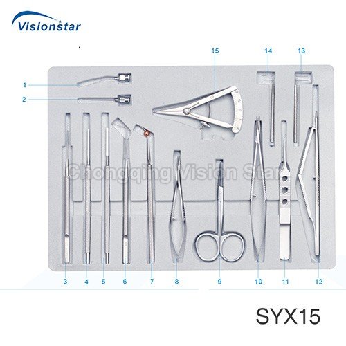 SYX15 Glaucoma Micro-opreation Instruments Set