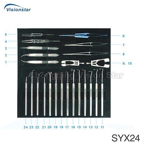 S.S. Basic Eye Surgery Pack – 6 Ophthalmic Micro Instruments (EY-037)