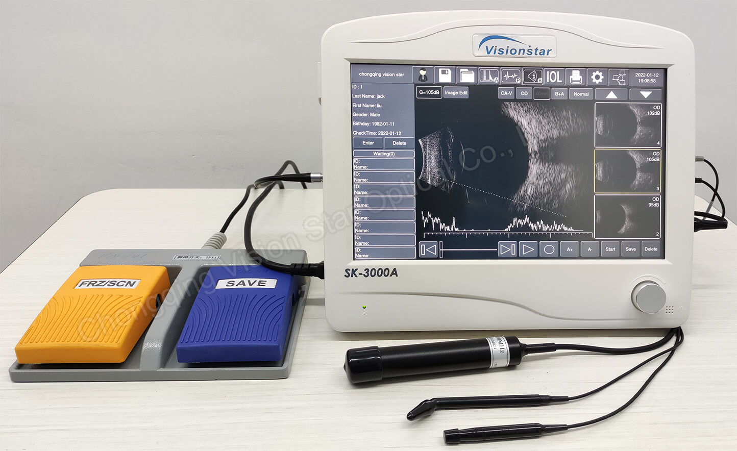 SK-3000ABP Ophthalmic Ultrasound Machine