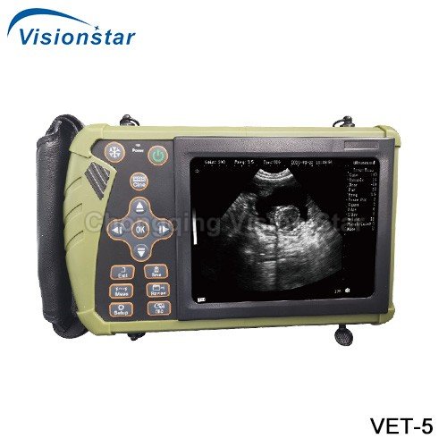 VET-5 Black & White Handheld Veterinary Ultrasound Machine
