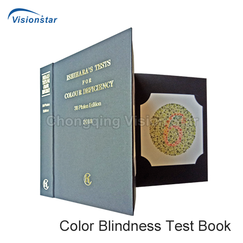 Color Blindness Test Chart Ishihara Test Book