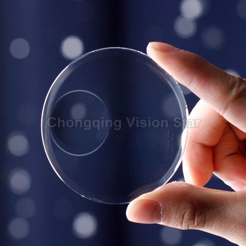 round top bifocal lens