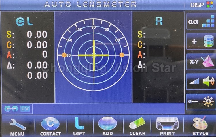 JD-2600A Auto Lensmeter Contact Lens