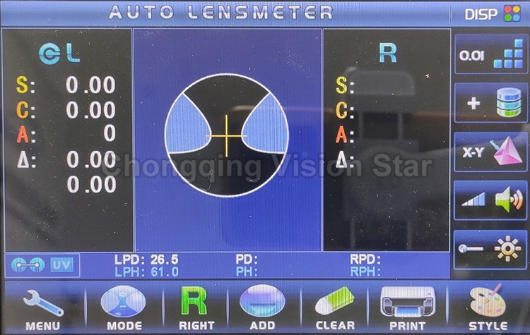 JD-2600A Auto Lensmeter Progressive Lens