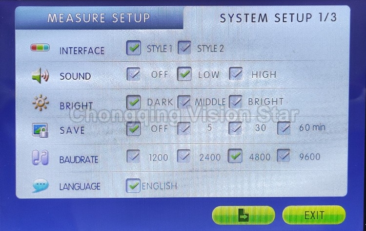 JD-2600A Auto Lensmeter System Setup
