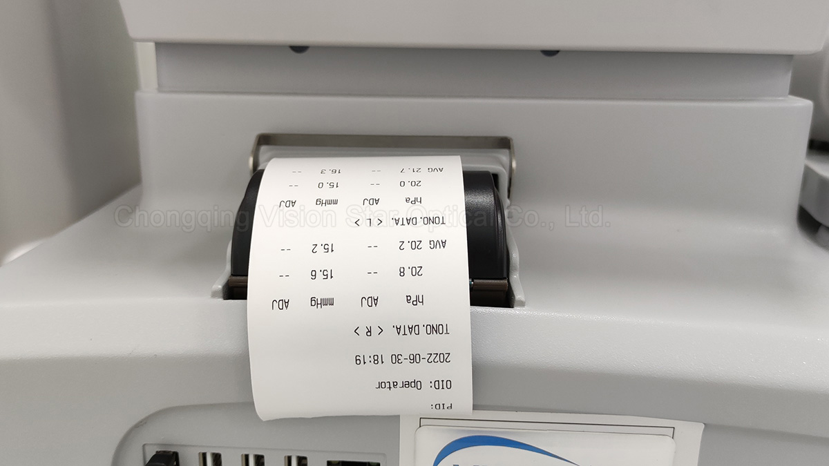 NCT-100 Non-Contact Tonometer Printer